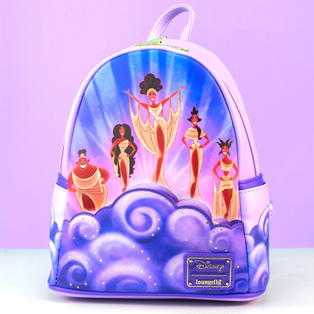 Loungefly Mini Backpack - Disney's Hercules Muses Clouds